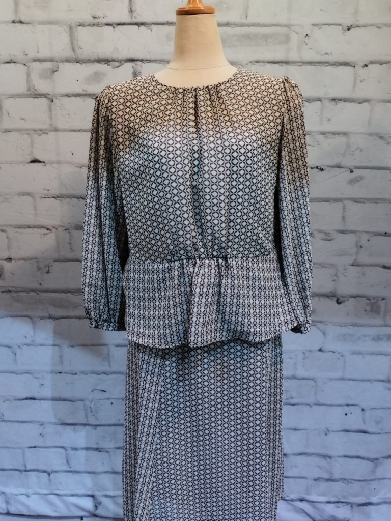 プリントフレアスカート